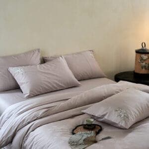 Texihome Long-Staple Cotton Bedding Set with Floral Jacquard - Image 4
