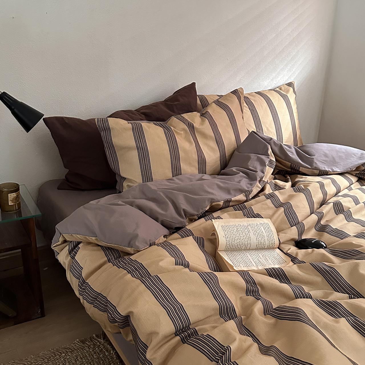 Marshall Stripe Brushed Cotton Bedding Set