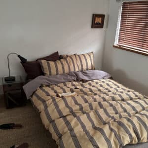 Texihome Marshall Stripe Brushed Cotton Bedding Set - Image 7