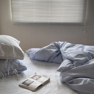 Texihome Striped Cotton Bedding Set with Tie Closures - Image 3