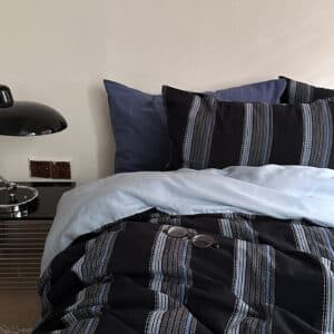 Texihome Striped Jacquard Washed Cotton Bedding Set - Image 4