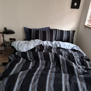 Texihome Striped Jacquard Washed Cotton Bedding Set - Image 5