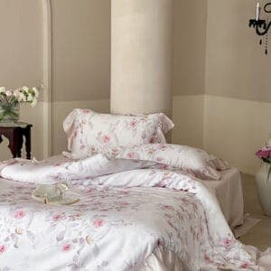 Texihome Tencel Duvet Cover Set Vintage Floral Print - Image 4