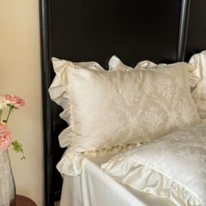 Texihome Tencel Jacquard Bedding Set with French Ruffles - Image 6