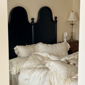 Texihome Tencel Jacquard Bedding Set with French Ruffles - Image 7