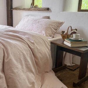 Texihome Vintage Floral Tie-Closure Duvet Cover Set - Image 6