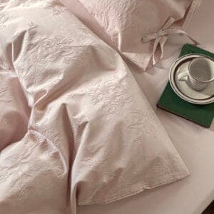 Texihome Vintage Floral Tie-Closure Duvet Cover Set - Image 7