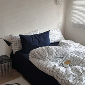 Texihome Windowpane Plaid Duvet Cover Set - Image 3