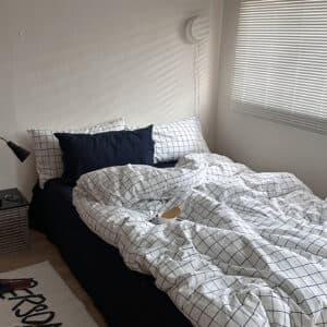 Texihome Windowpane Plaid Duvet Cover Set - Image 4