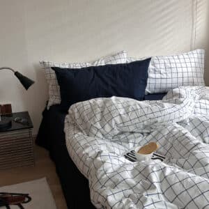 Texihome Windowpane Plaid Duvet Cover Set - Image 5