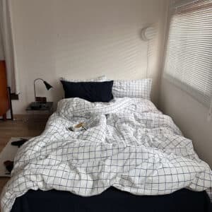 Texihome Windowpane Plaid Duvet Cover Set - Image 7