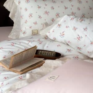 Wp Bedding Set French Ruffle Floral Muslin - Image 4